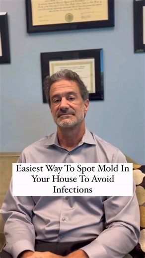 Amen Clinics on Instagram: "Think the mold in your shower is the real problem? @drmarkfilidei explains that dangerous mold almost always comes from hidden water damage. Leaky roofs, plumbing behind walls, attics, or crawl spaces can cause mold signs include wall discoloration, warped baseboards, and a musty smell."