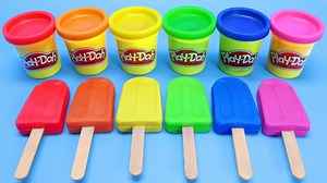 52K views · 1.3K reactions | 6 Colors Play Doh Ice Cream Popsicle with Cookie Molds and Surprise Kinder Eggs #learncolors #playdoh #cookiemold #surpriseegg #kinderegg | Play-Doh Videos | Facebook