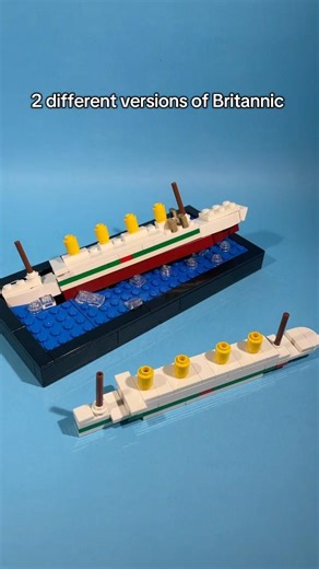 2 Lego Britannic ships