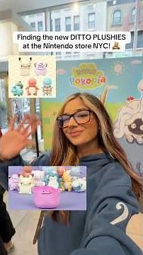 😱 FINDING NEW DITTO PLUSHIES AT THE NINTENDO STORE NYC!