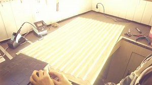 4.3K views · 63 reactions | If you need to light up your living room with a new light fitting, then why not give this #DIY crafts project a try? We take some old reclaimed wood and add some #LED strips and acrylic to create our own modern ceiling lamp. Give it a go! | Nerdforge | Facebook