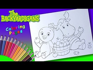 The Backyardigans Coloring Pages for Children Pablo and Tyrone From The Backyardigans Colouring