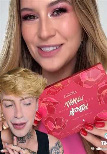NIINA SECRETS E SUA NOVA COLEÇÃO PETALS eu não estou aqui pra dizer nada da formula, porque realmente é incrivel, o que me pega é não ver tanta novidade (produtos e texturas diferentes) EU GOSTO* mas talvez eu só não sou o publico alvo e ta tudo certo. Mas no fim a make ficou linda, e O BATOM É DIVINO! #niinasecrets #maquiagem #react