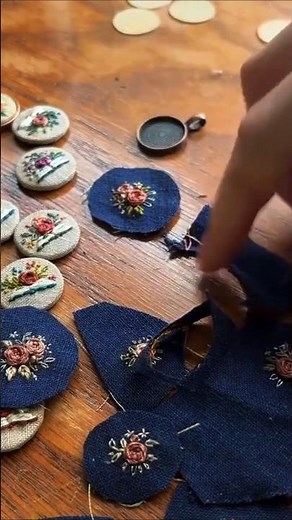 Handmade Wool Flower Buttons | Creative DIY Clothing Button Design (Easy & Unique)