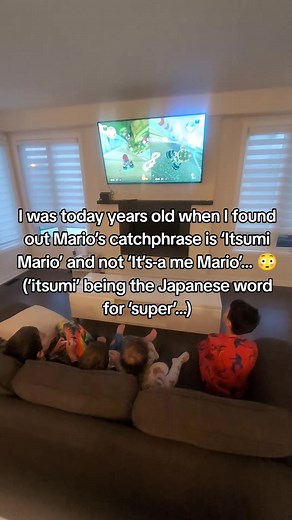 OK before you come at me 😂 I KNOW his catchphrase is actually ‘it’s-a me Mario’ But some guy on the internet had me fully googling this earlier like…wait a damn minute 😭💀 This had me questioning my entire childhood for a solid 30 seconds!