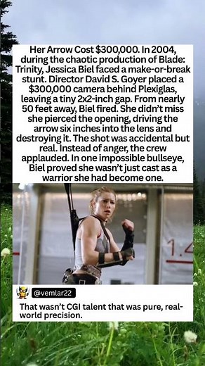 How Jessica Biel Accidentally Destroyed a $300,000 Camera in Blade Trinity