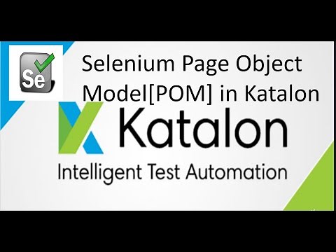 Page Object Model/POM implementation in katalon