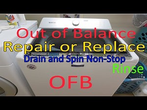 Maytag Washer Out of Balance Keeps Rinsing