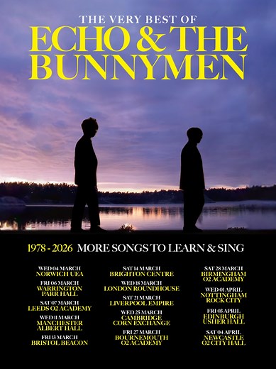 The Very Best of Echo & The Bunnymen Tour 2026