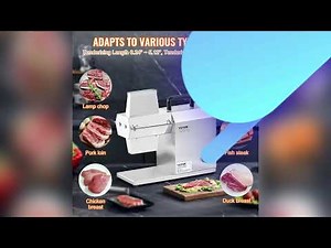 VEVOR Commercial Meat Tenderizer, Heavy Duty Stainless Steel Kitchen Tool with Handle