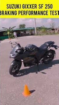 Suzuki Gixxer SF 250 Braking Performance Test #SuzukiGixxerSF #SuzukiGixxerSF250 #BikeBD