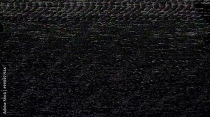 VHS very bad tracking overlay with glitchy distortion for retro video editing