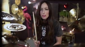 NEW VID! First video with my new DW drums!! The kit is so much smaller and I can reach everything really easily. So much more comfortable!!!!! And sounds soooooo good in my ears thanks to the amazing pre amps @Zzounds And ummmm how about them brushes? I havn’t played brushes in 20 years. I found them under the couch completely bent, but was able to revive them. 😅 full video up on YouTube.com/meytalll shoutout to @alanis for writing one mad epic tune. | Meytal Cohen