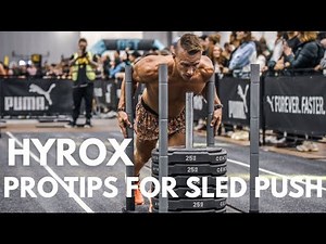 Sled Push for HYROX: Technique, Standards and Tips for Training