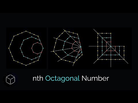 Octagonal Number | nth Octagonal Number Visualization | mathocube |