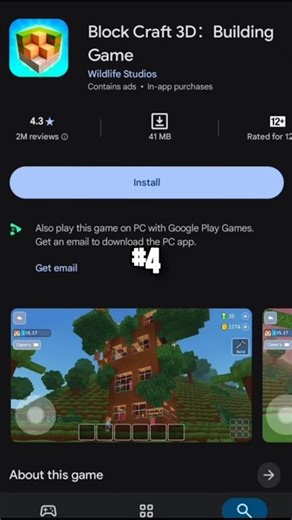 Top 5 best Minecraft games for Android #shorts #minecraft