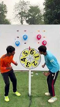 Spin wheel challenge ! who will pop all sellected score ballon first ?