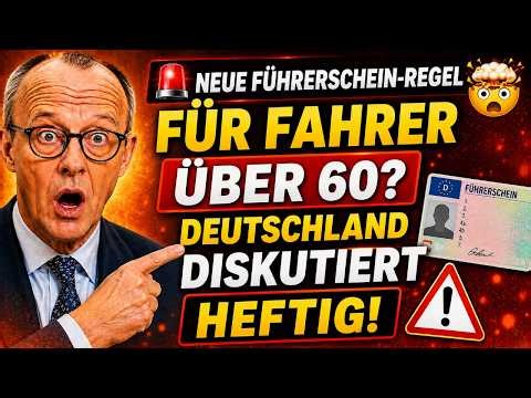 🤯 Neue Führerschein-Regel für Fahrer über 60? Deutschland diskutiert heftig!