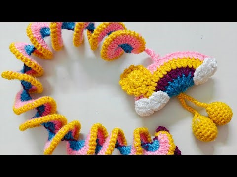 Crochet Wind Spinner, Rainbow Wind Spinner, Gifting Option, Very Easy !!!!