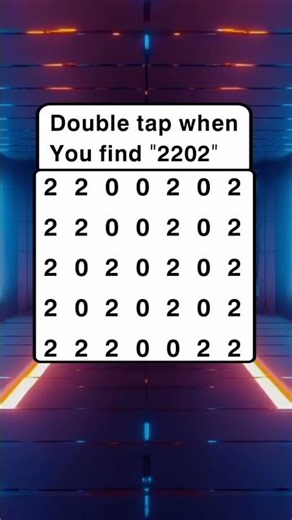 Eye test | Find 2202 | Try your skills #shorts #find #puzzle #search