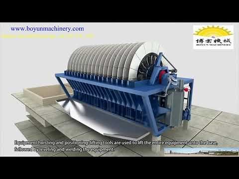 boyun new version animation of Ceramic Disc Filter Machinery