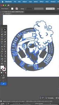 Reversing out a logo for DTF or screen printing #dtfprinting #photoshoptips #illustratortutorial