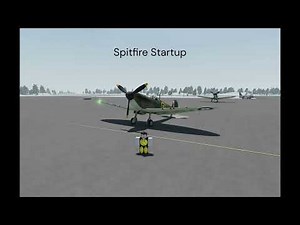 How to fly the Spitfire in Unkown airbase (Roblox)