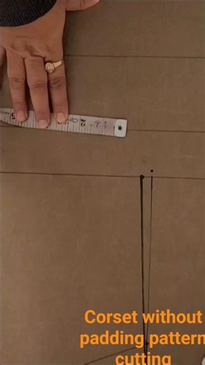 corset without padding pattern cutting!#shorts #corset #diyfashion #diy #stitching #sewing #tailor