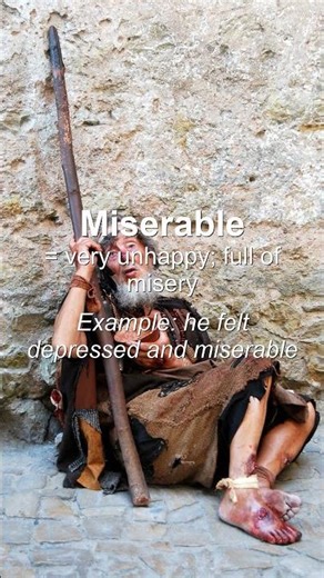 Word of the Day: Miserable #Shorts