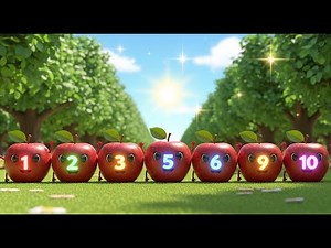 Counting 1 to 10 with Juicy Apples 🍎🔢 | Fun Learning Adventure Kids | Preschool Educational Video