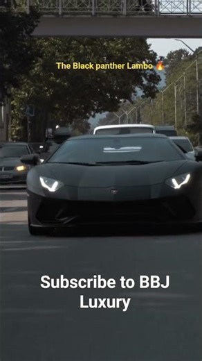 Black Panther Lambo!!! LUXURY CARS