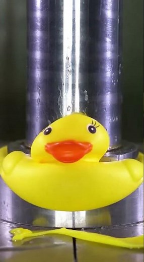 The Rubber Duck's Final Squeak (Hydraulic Press) 🦆💥