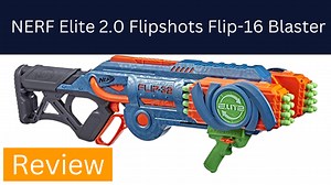 Watch NERF Elite 2.0 Flipshots Flip-16 Blaster - 16 Dart Barrels on Amazon Live