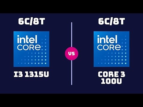 Intel Core i3 1315U vs Intel Core 3 100U – CPU Comparison | Which One Wins?
