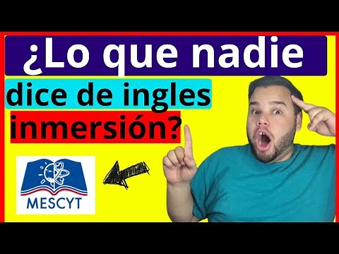 Ingles de inmersión + COMO ENTRAR 2024?