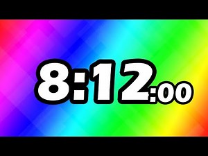 8 Minutes and 12 Second TIMER Countdown