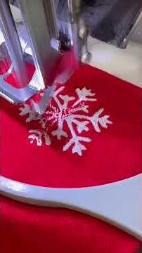 Embroider a Snowflake Snood and Relax ASMR Style