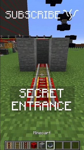 CLIP THROUGH WALLS with a minecart and ACTIVATOR RAILS? | Redstone with PsiVolt #minecraft #redstone