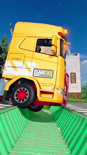 Bus and Trucks vs Speed Bumps