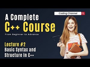 3. Lecture #2 Basic Syntax and Structure in C++ | how to start programming in C++ | #brocode