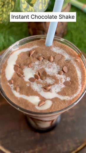 3 min Instant Chocolate Milkshake Recipes SummerIndian Chocolate Shake Recipe#chocolateshake#shorts
