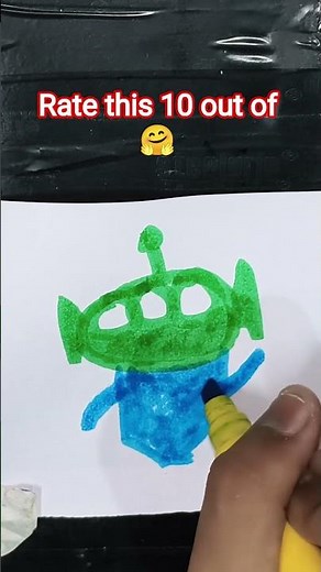 Little Green Alien Drawing 👽 | Toy Story