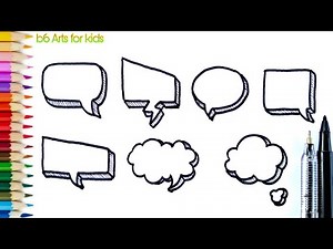 How to Draw Speech Bubbles