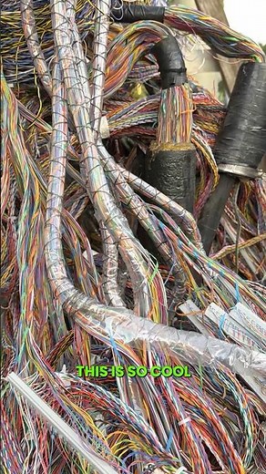 Inside an AT&T Line Box Thousands of Wires