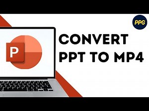 How to Export PowerPoint to mp4 Video Format ?
