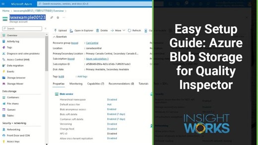 Easy Setup Guide: Azure Blob Storage Document Intelligence for Quality Inspector | Insight Works