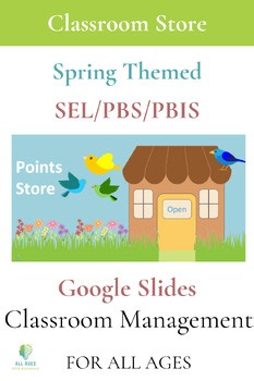 Spring-Themed Behavior Incentive | Editable Class Reward Store System