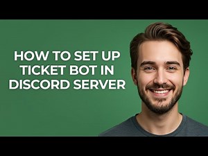 How To Set Up Ticket Bot In Discord Server - GUIDE!