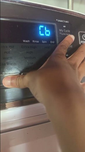 Samsung washer not sensing. Try this. How to calibrate