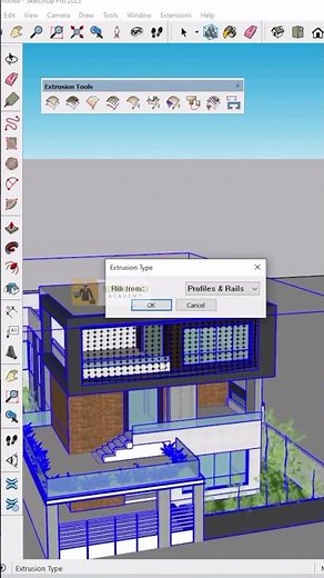 🏗️✨ Curved Louvres in SketchUp